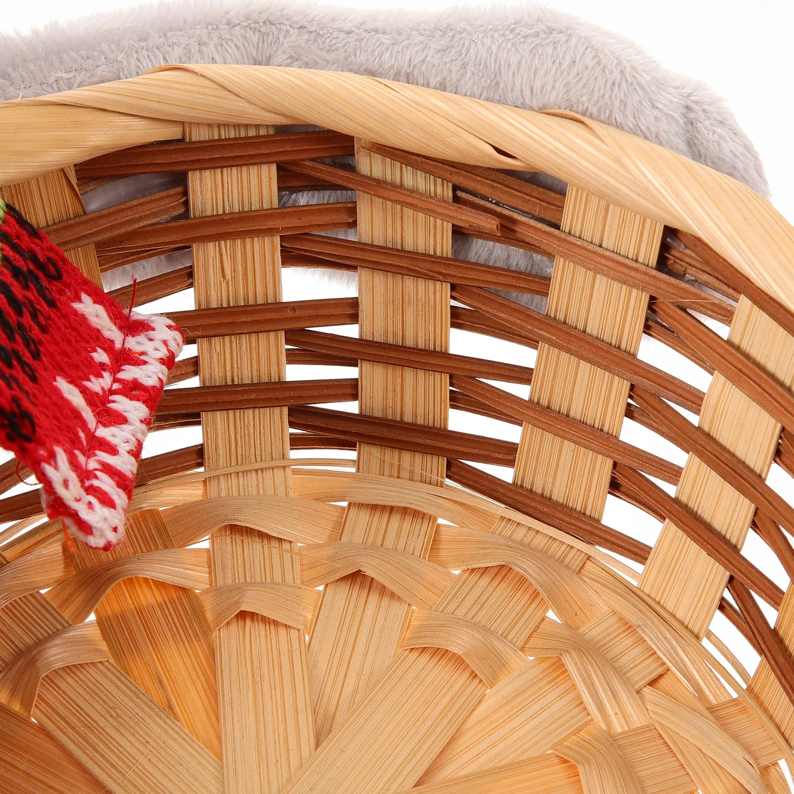 

2 pcs Candy Storage Basket Christmas Gift Holder For Kids Party Decoration Xmas Ornament Basket Small Gift Organizer Holiday