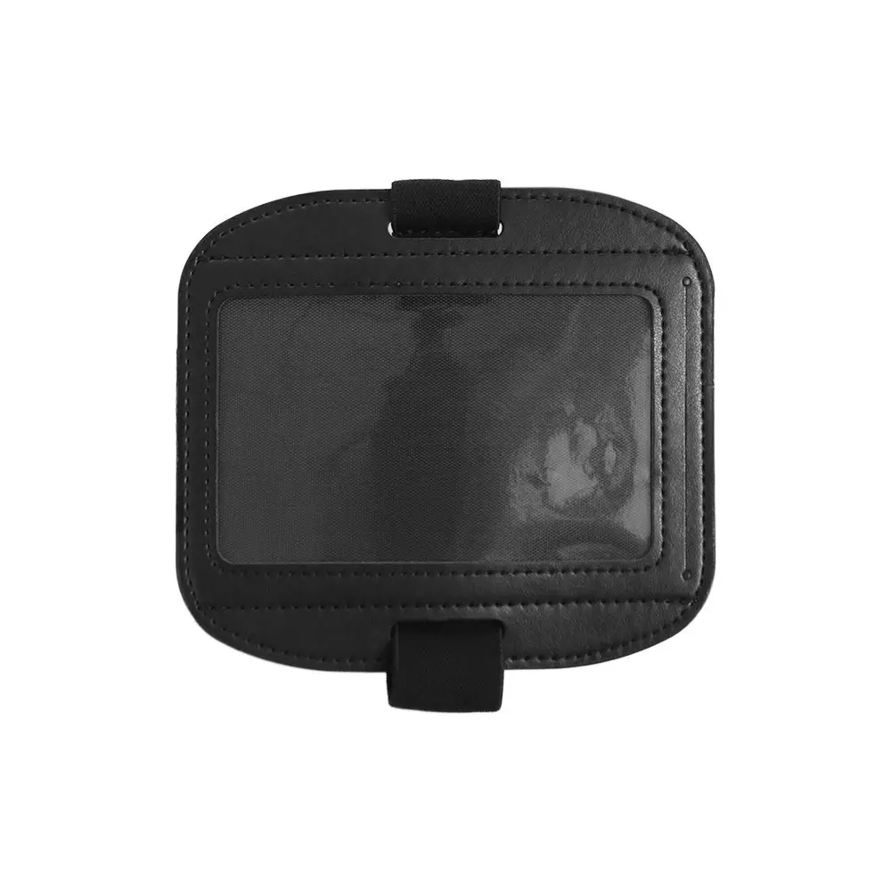 Universal Elastic Band Arm Badge Holder Elastic Waterproof ID Card Holder Adjustable Black Armband ID Card Case Swimming Sports