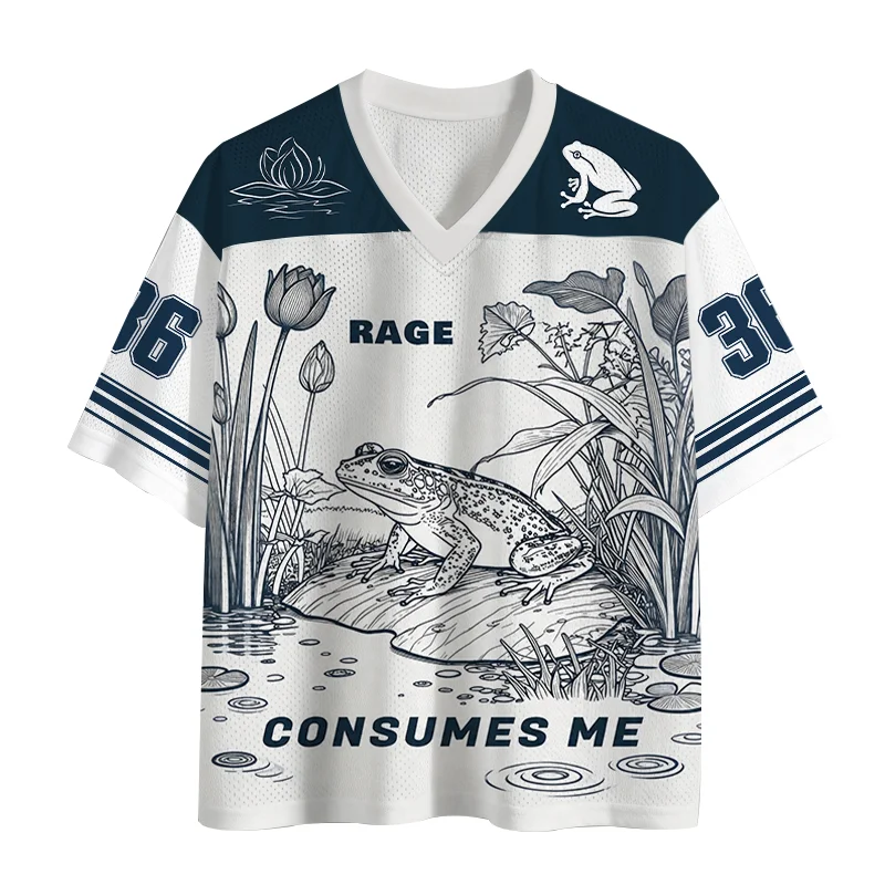 New Running Sports T-shirt,Fast Drying Sports Short Sleeves,Upgraded Fabric, Mesh Knitted Fabric, Fun Frog Breathable Sportswear