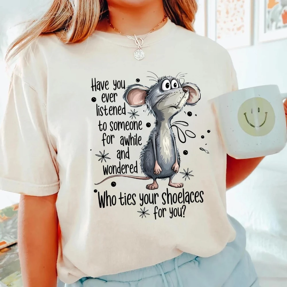 Have You Ever Listened To Someone and Wondered Shirt Funny Sarcastic Mens Graphic Tee Witty Humor T Shirt Novelty Joke Shirt