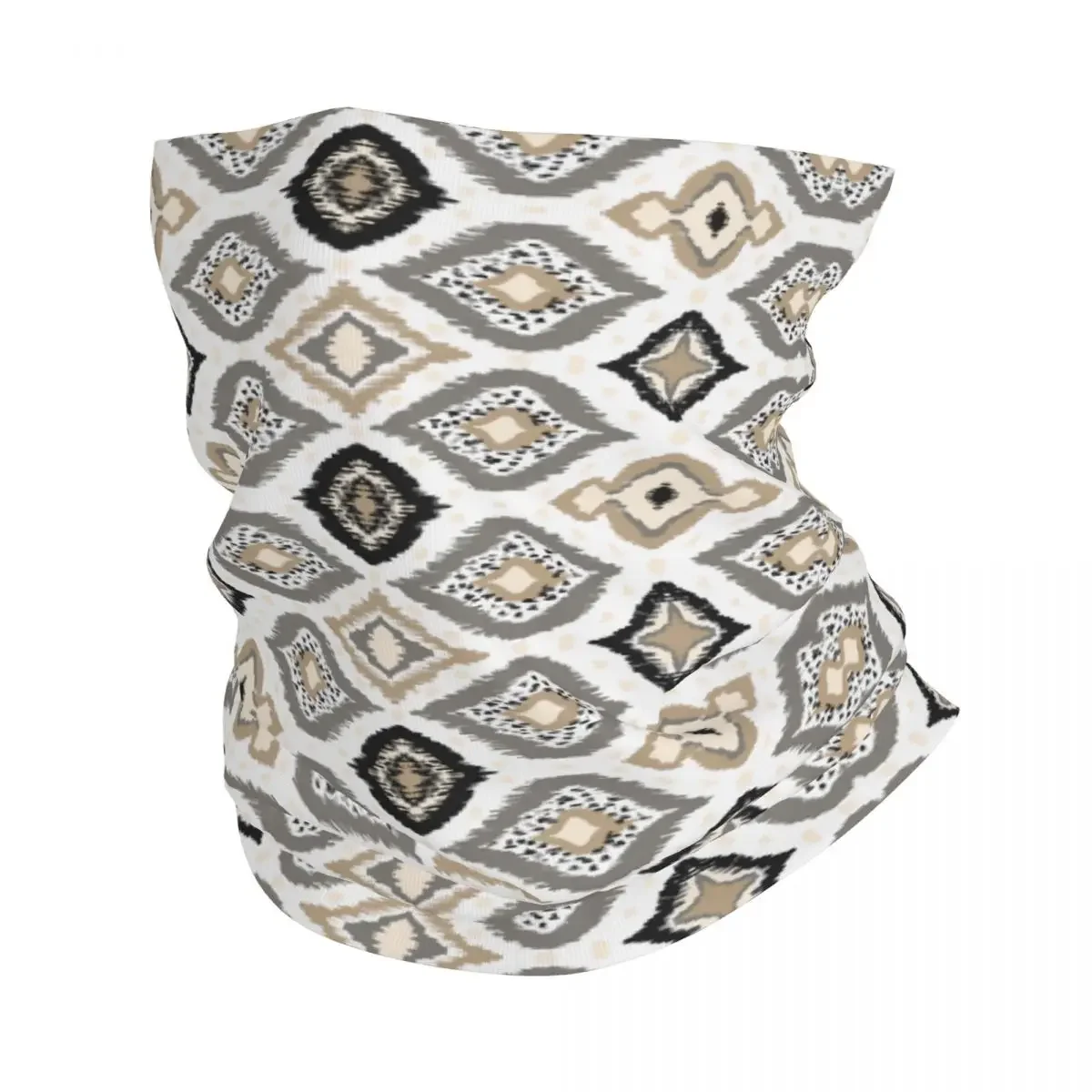 Bohemian Tribal Ethnic Bandana Neck Gaiter Printed Boho Vintage Balaclavas Face Mask Scarf Warm Cycling Riding for Men Women