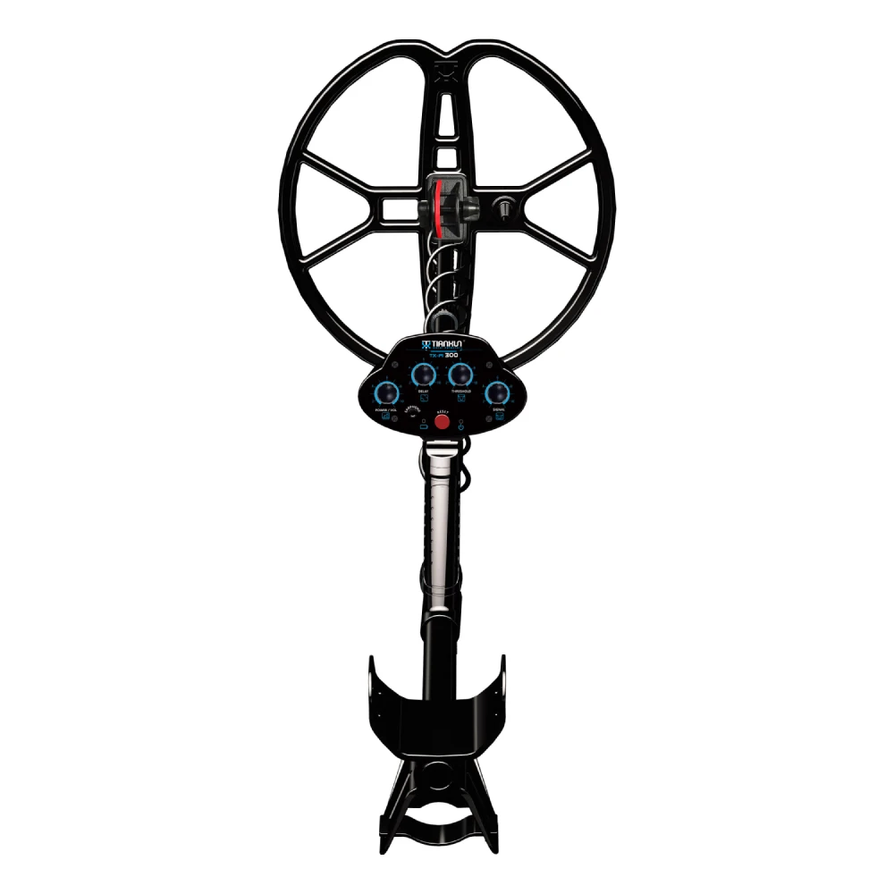 TX300 Pulse Induction Metal Detector 15 inch Search Coil Long Range Gold Scan Metal Detector Exceptional Detection Depth