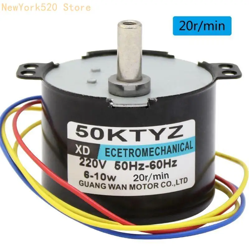 50KTYZ Permanent Magnet Synchronous Motor AC220V 2.5-50R/Min Low Speed Reducer Motors with Controllable Positive Negative N84C