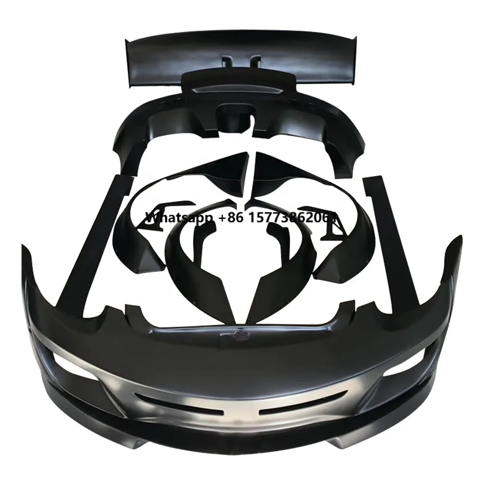 Car Wide Body Kit for  BOXSTER 987 08-12 Refit Upgrade Rcket Bunny Wheel Eyebrow Track Big Tail Wing