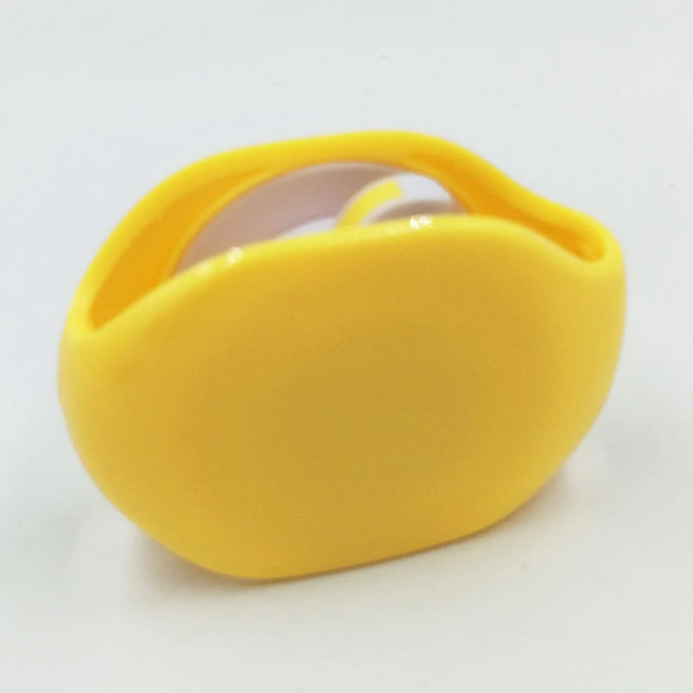 

Roll-Up Cable Box For Data Cord Earphone Automatic Winder Storage Earphone Cable Portable Travel Home Use Yellow