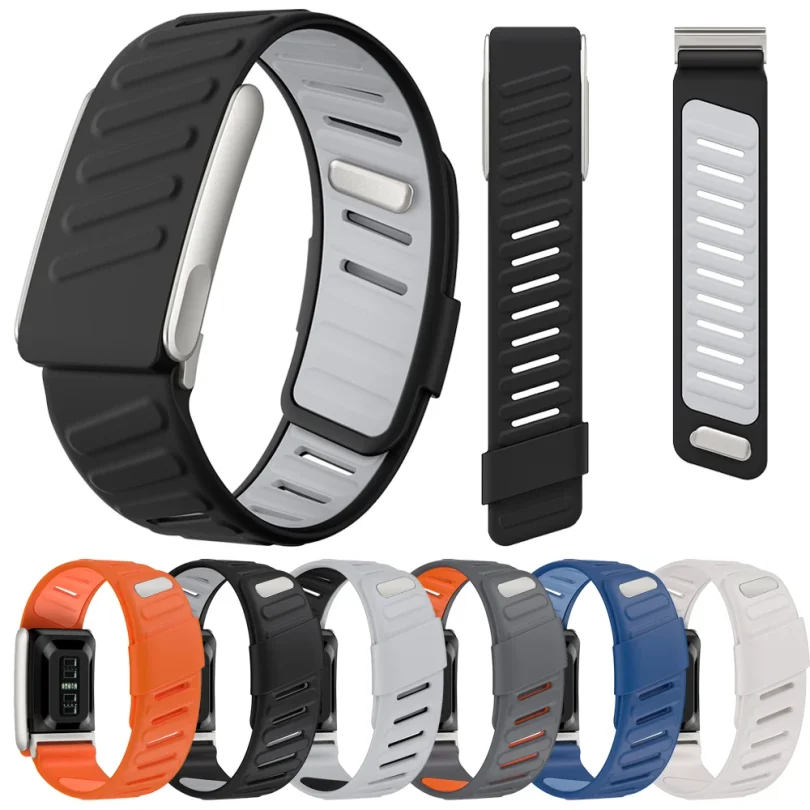 Whoop 5.0 SportFlex Replacement Wrist Band Adjustable Soft-Touch Silicone Waterproof and Sweatproof  Strap Heart Rate Monitor