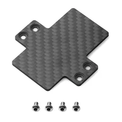 Placa de montagem ESC de fibra de carbono, Traxxas Maxx V1 V2 e Wide Maxx para instalação não destrutiva Hobbywing max6 max8 xr8plus x8s, 1:10