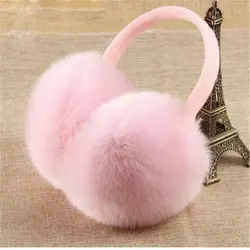 Winter Ear Muffs Warm Earflaps Women Fluffy Cosy Earmuffs Plush Soft Ear Warmer