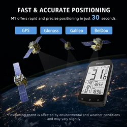 GPS Bike Computer Wireless CYCPLUS M1 Waterproof Speedometer Odometer ANT+ Bluetooth5.0 Cycling Bicycle Accessories