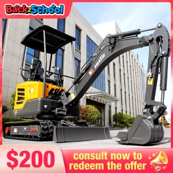 Mini excavadora personalizada, cucharón, excavadoras nuevas de 2 toneladas, precio de fábrica, nuevo minibagger sobre orugas de 1,6 toneladas