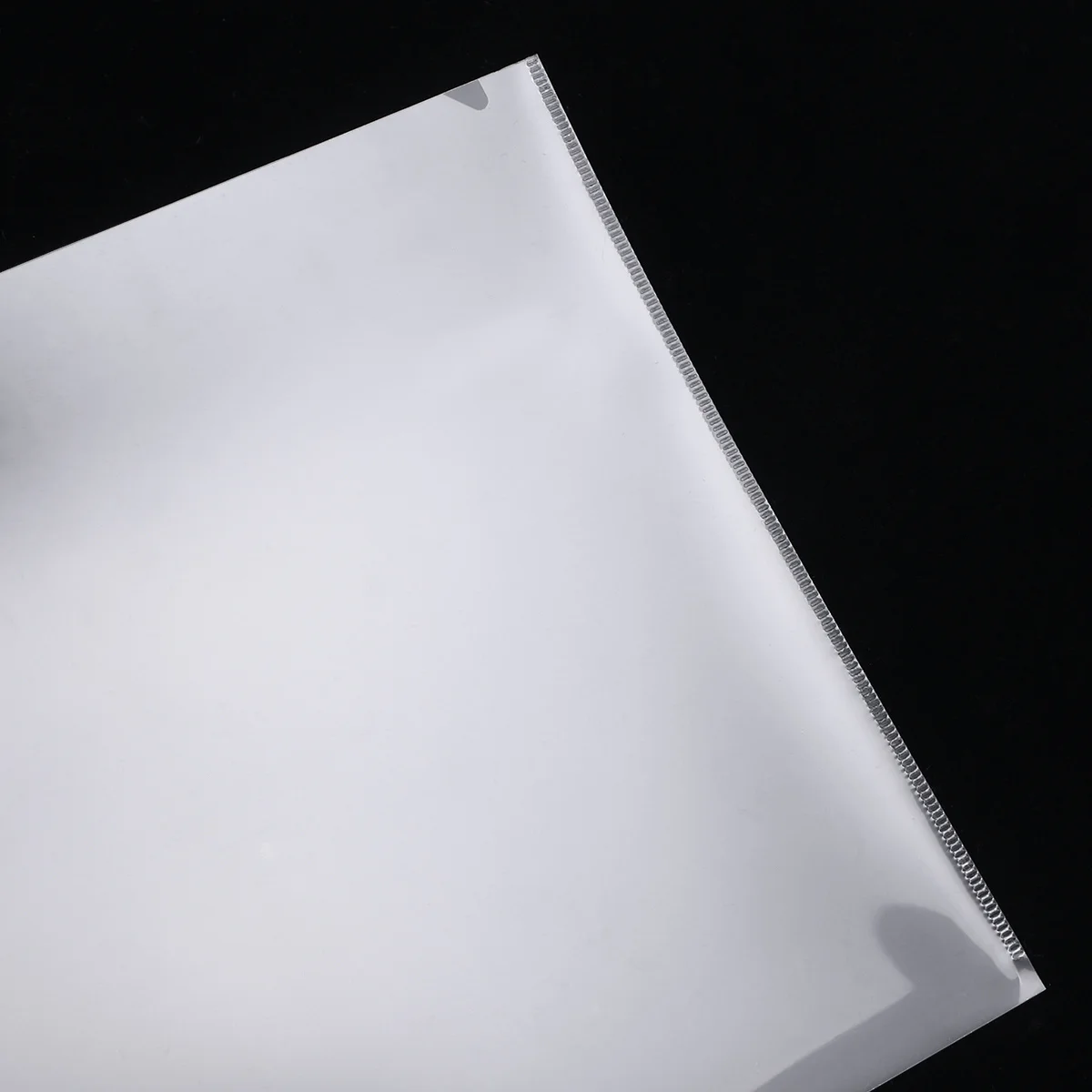 

30Pcs A4 Transparent L Type Folder Plastic Document Holder Convenient Manage Holder for Office Home Document Expanding