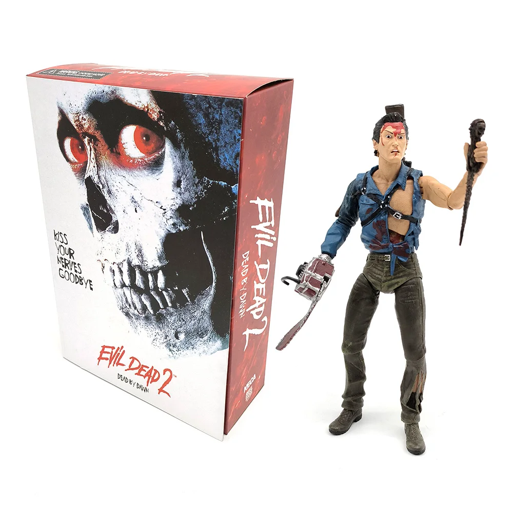 NECA Figure Classic Horror Movie Evil Dead 2 Dead by Dawn Figure Evil Eligos Action Figure Toy Horror Christmas Halloween Gifts