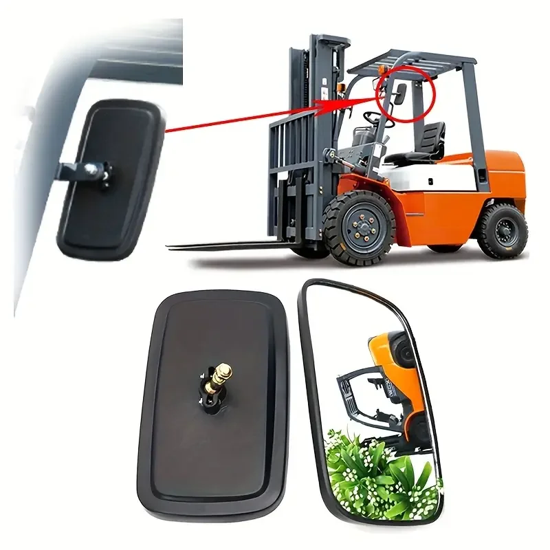 

1pair Caravan Motorhome Rearview Mirror Tractor Trailer Wide Angle Broad Vision Square Rearview Mirror Campervan RV Accessory