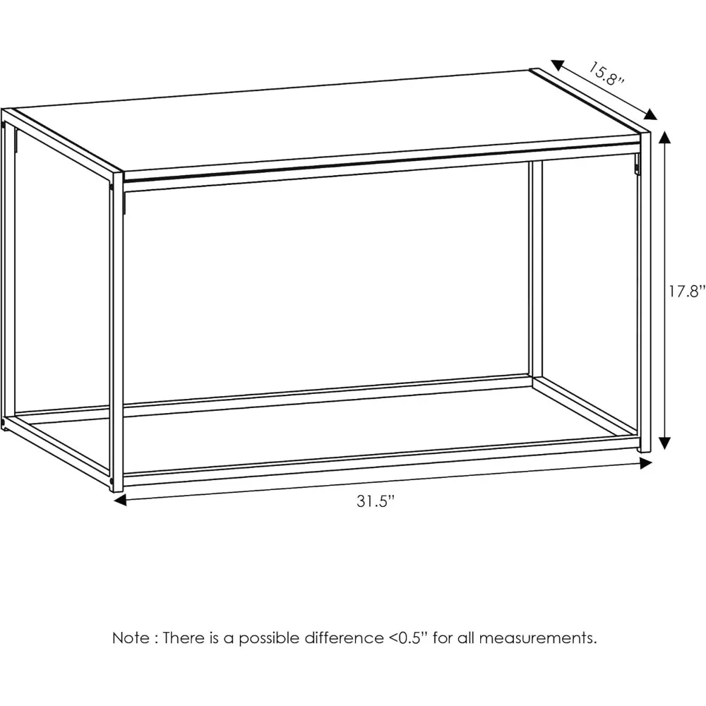 Mesa de café moderna para a sala, quarto, escritório, sala de jantar