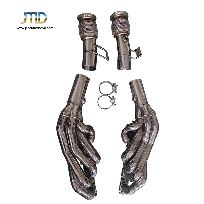 High Flow Polished Exhaust Manifold for LamHborghini Huracan LP610 no opf Header