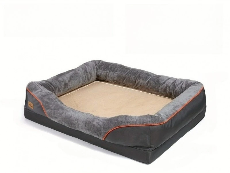 

L Xxl Dog Bed Orthopedic Foam Pet Bed Quilted Waterproof Cross Border