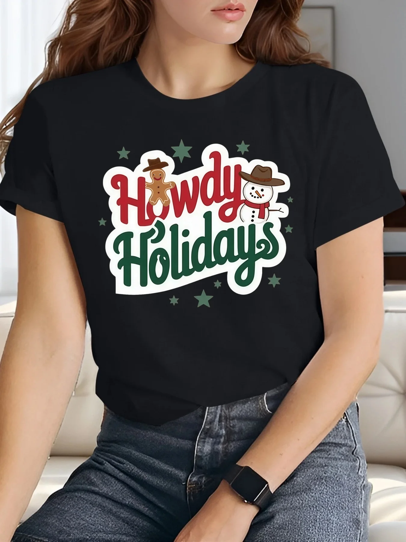 هودي هوليداي كاوبوي ويسترن هوديي، هوديي نسائي أنيق، فستان للعطلات #1