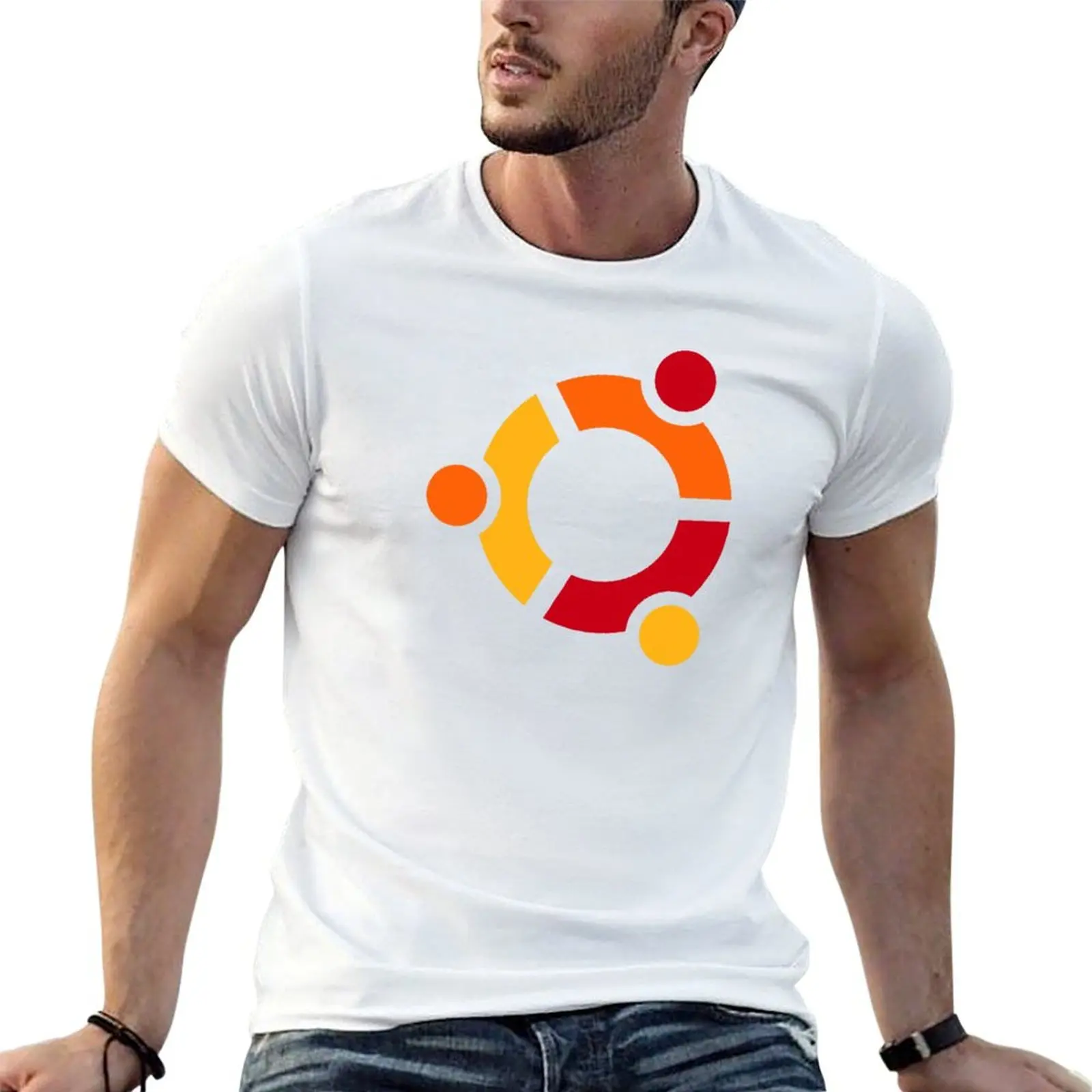 Ubuntu Linux T-Shirt t shirt man cotton essential t shirt cotton t shirt man T-shirt