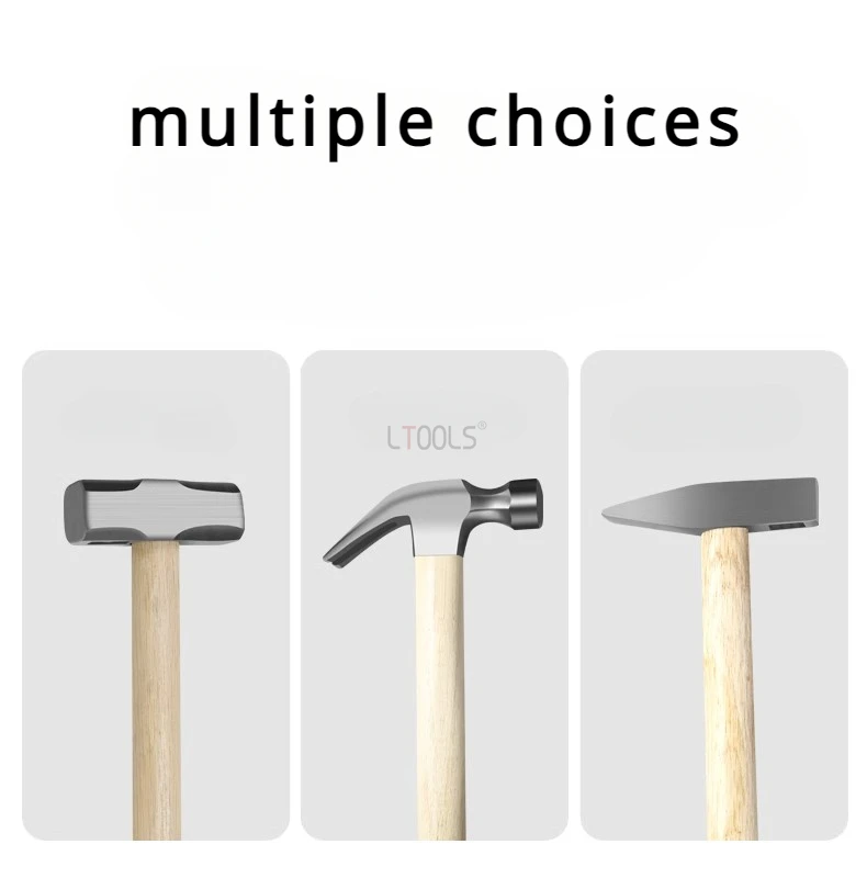 Mini Hammer Polished Solid Wood Short Handle Hammers High Carbon Steel Small Hammer Professional Manual Hardware Tools Accessory