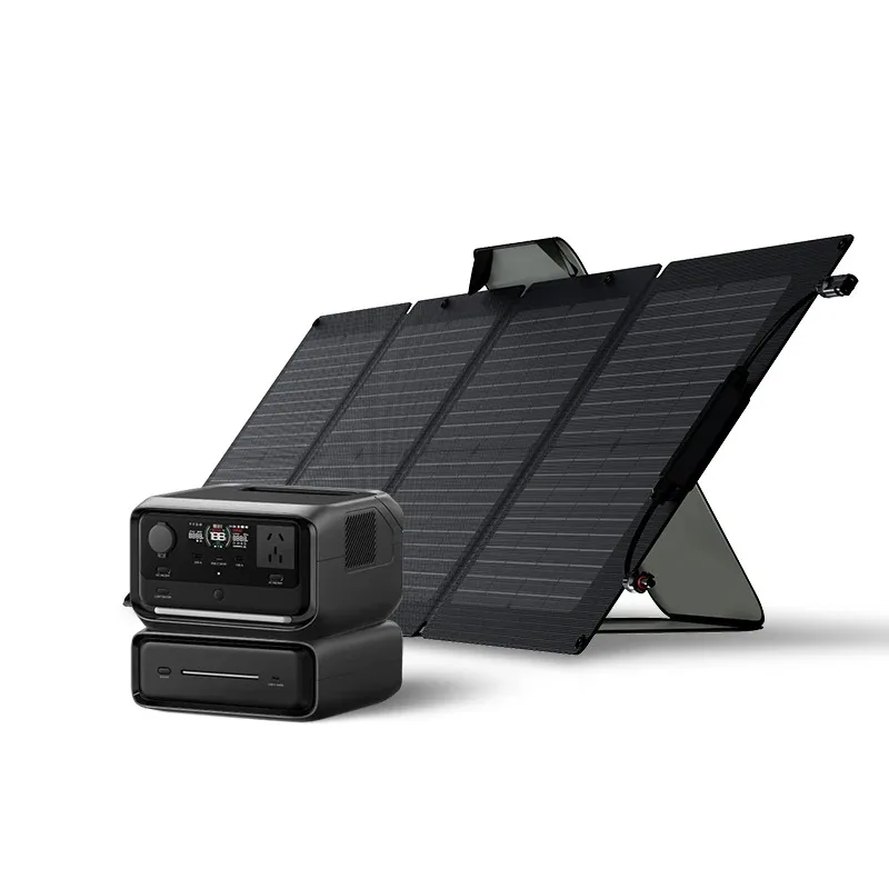 

River3Max+110wSolarPanels 600W Portable Power Station Solar Panel & Car Battery Charger MPPT Controller Outdoor Camping