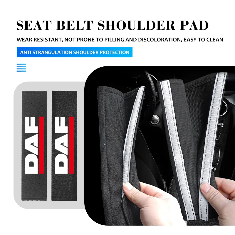 Universal Car Belt Shoulder Protector Pad Accessories For DAF XF XG CF LF CF VAN 106XF CF85 view 4