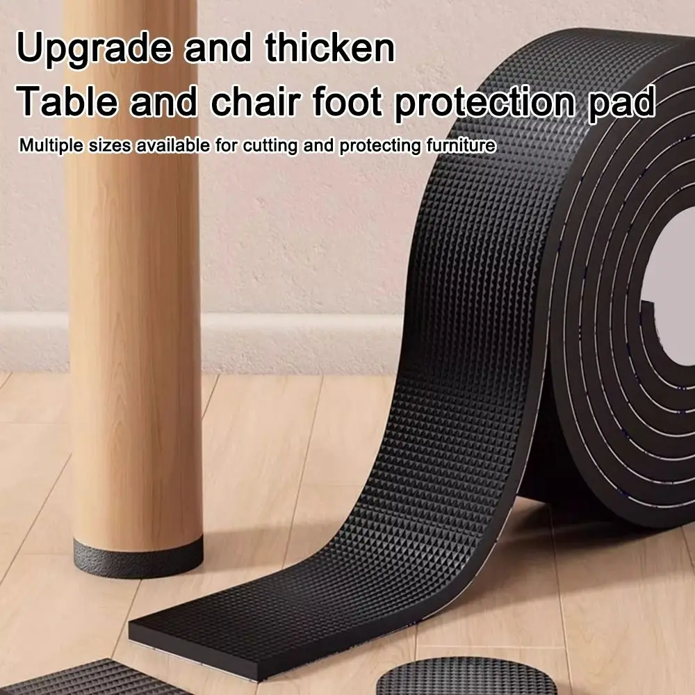 

Self Adhesive Furniture Leg Pad Anti Slip Anti-collision Table Feet Mats Tables Chairs Bumper Damper for Sofa Floor Protector
