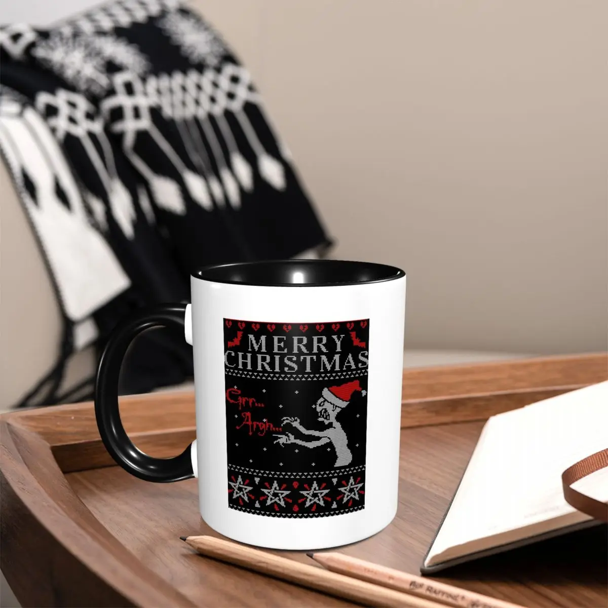 Buffy Vampire Slayer Christmas Ugly Sweater Mug Funny Ceramic Coffee Cups Tea Mugs Milk Cup Drinkware Gifts for Friends