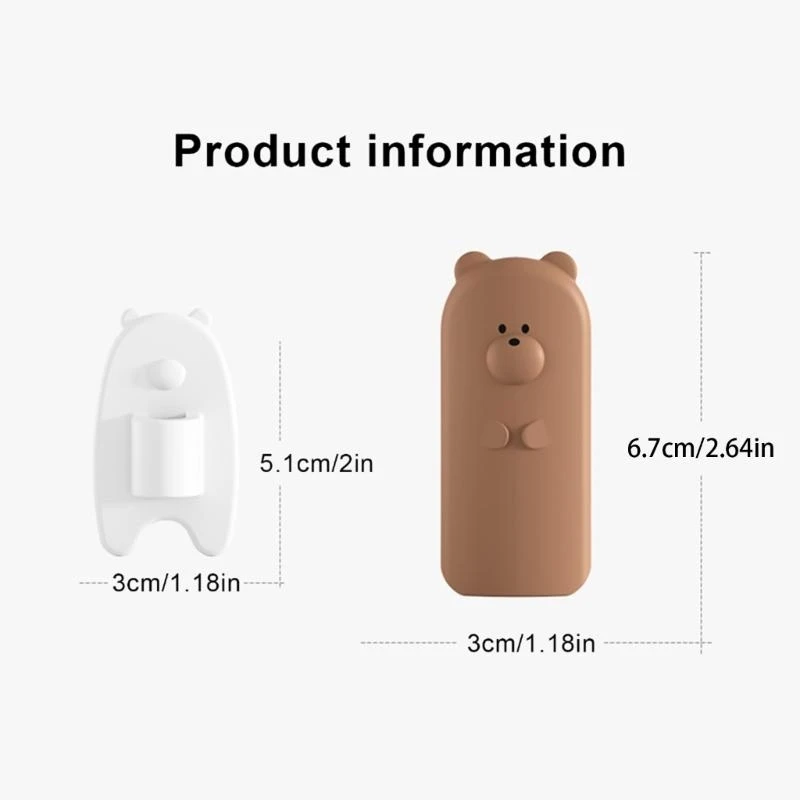 J15U 4 قطعة واقي قرص الباب الأمن فنجر الحماية الباب السدادات سلامة الطفل قفل الباب الحرس الكرتون الدب فنجر حامي