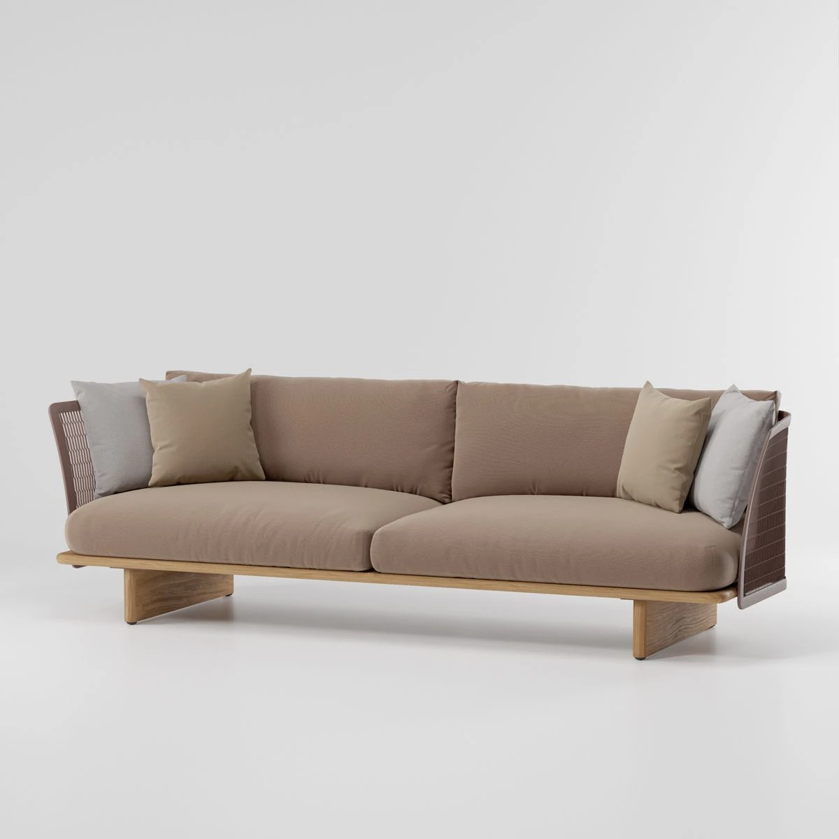 & Wholesale Luxury Outdoor Furniture Garden Aluminum Sofa Villa Hotel Aluminum Mesh Sofa Set