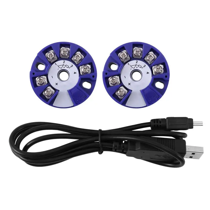 A69e6x Programmable Thermocouple RTD PT100 To 4-20MA Converter TC RTD Input 4-20MA Output Temperature Transmitter