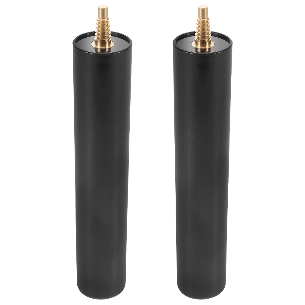 

2pcs Billiard Extension Rod Adjustable Extender Comfortable Grip Portable Design Billiards Snooker Supplies Cue Accessories