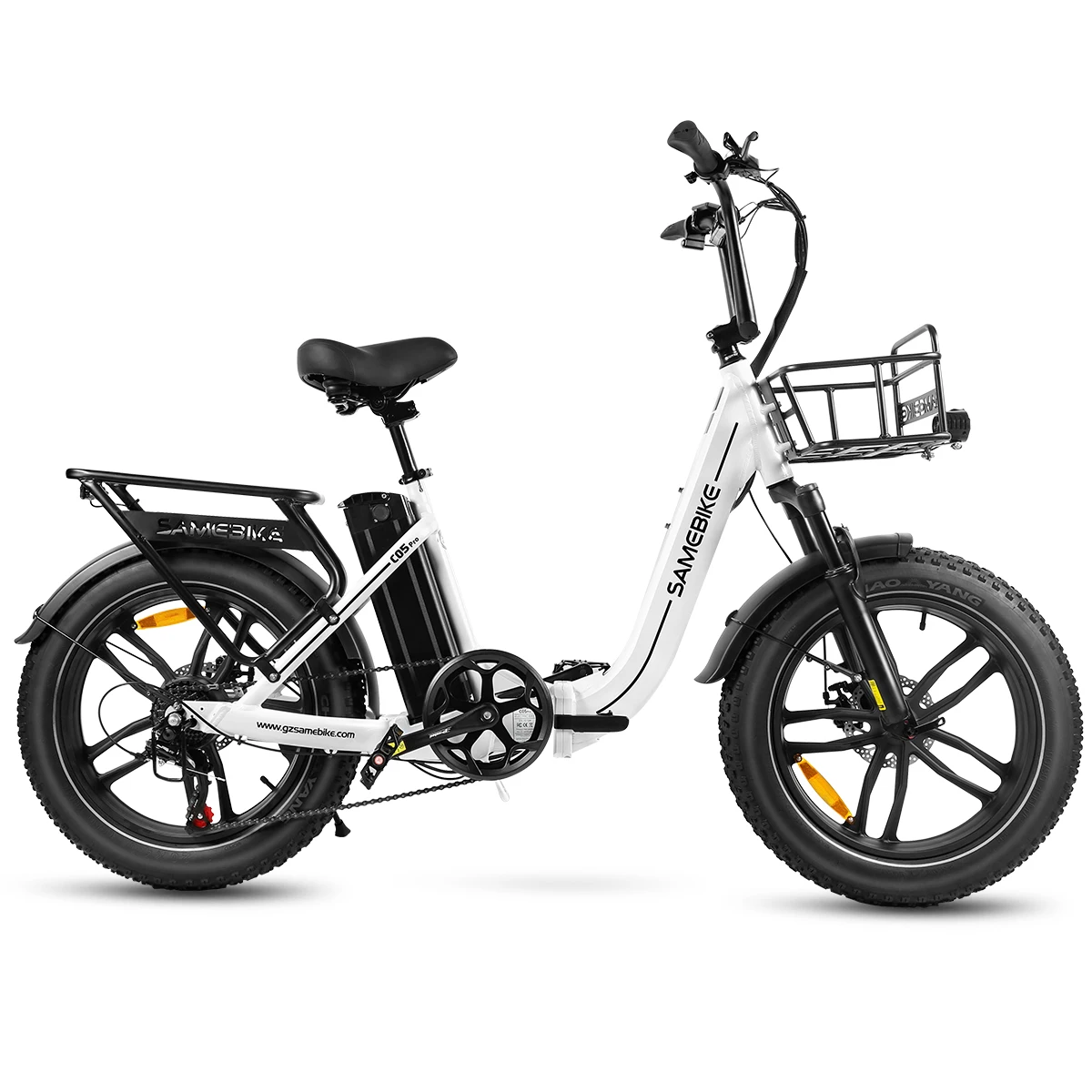 Samebike C05 Pro opvouwbare elektrische fiets mountainbike voor volwassenen met 36V 13Ah verwijderbare batterij 20" x 4,0 fat ebike