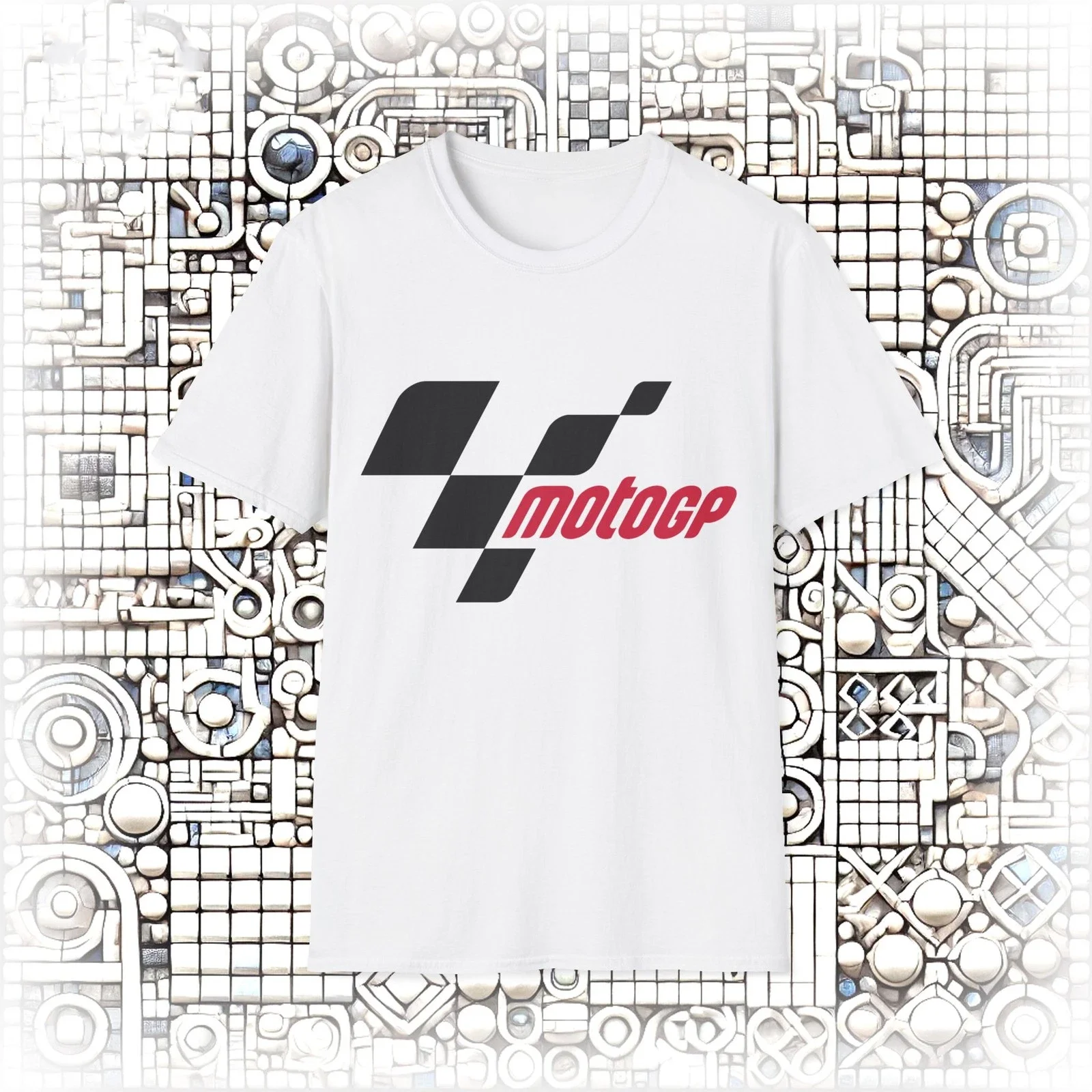 2025 Summer New Motorcycle GP Logo T-shirt Monochrome Unisex Casual Sports T-shirt Cycling Breathable Quick Drying Top