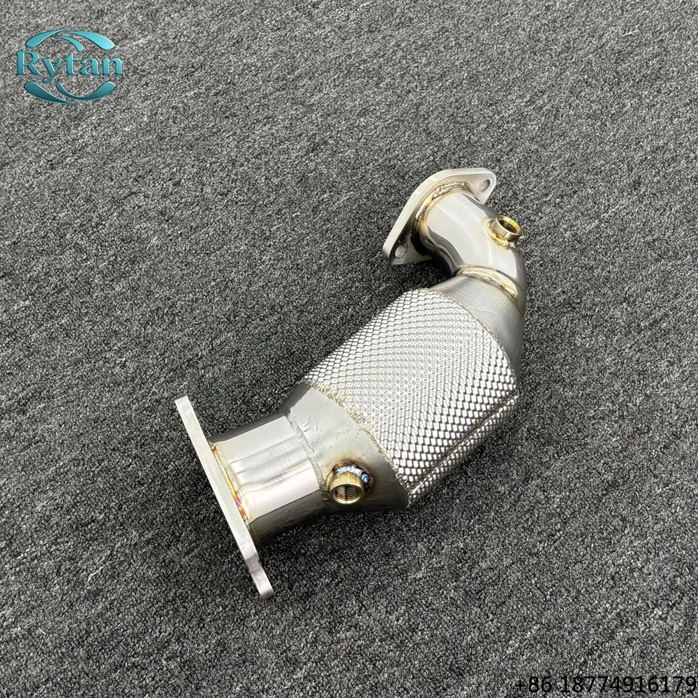 

304 Stainless Steel Mirror Polished 1.5mm Thickness Downpipe Exhaust System for Impreza 10th Generation 200 Cell