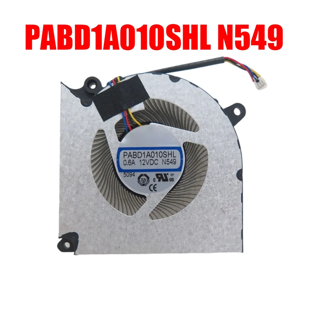 For MSI Crosshair 16 HX Sword 16 HX Crosshair 17 HX PABD1A010SHL-N549 N549 PABD1A010SHR-N548 N548  DC12V 0.6A Laptop CPU GPU Fan