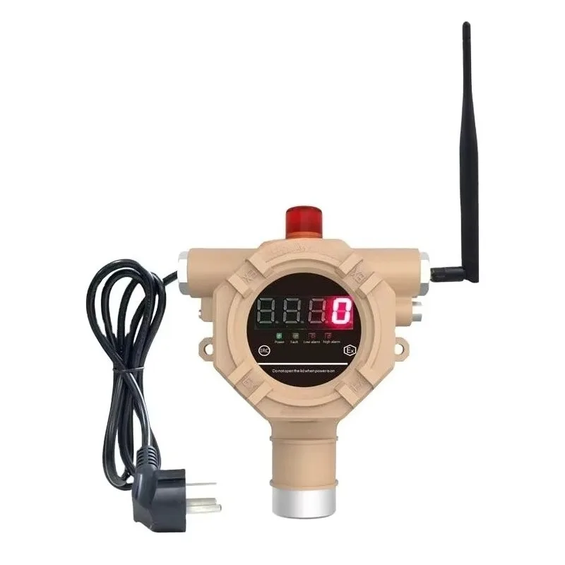 High Precision Fast Response Industrial Fixed Point Single Gas Detector Gas Analyzer For Pipeline Workshop Safety Monitoring