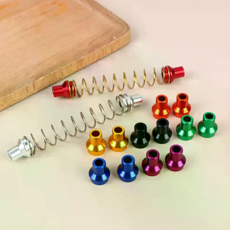 Motorcycles Colorful Universal Telescopic Brake Springs Stainless Steel Retractable Compression Brake Springs Aluminum Head