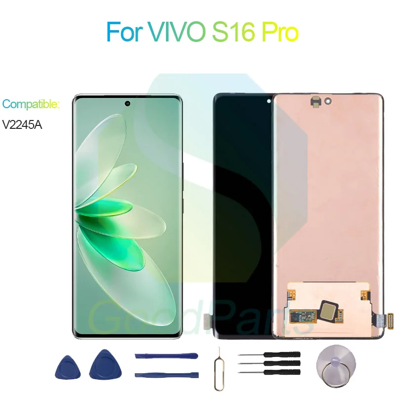 

For VIVO S16 Pro Screen Display Replacement 2400*1080 V2245A For VIVO S16 Pro LCD Touch Digitizer