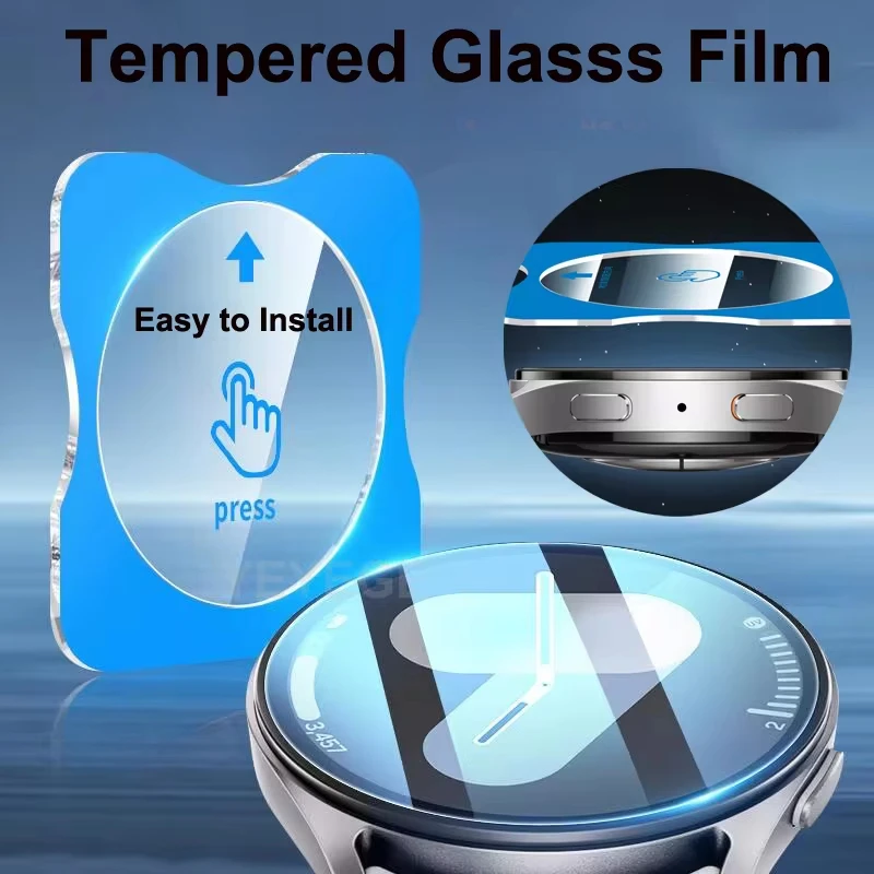 High Definition Tempered Glass Protective Film for Samsung Galaxy Watch 4 5 6 7 44mm 40mm Classic 47mm 43mm 46mm 42mm Ultra 47mm