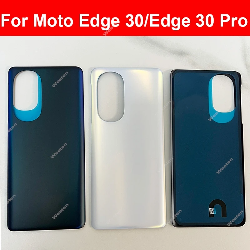 For Motorola MOTO Edge 30 Edge 30 Pro XT2201-1 Back Battery Door Housing Cover Rear Cover Back Battery Case Replacement Parts