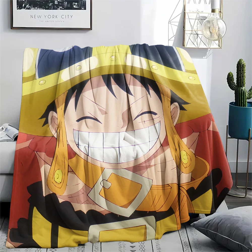 One Piece Luffy Pirate King Decke, weiche Decke für Schlafzimmer, perfektes Geschenk für Luffy-Fans.chl