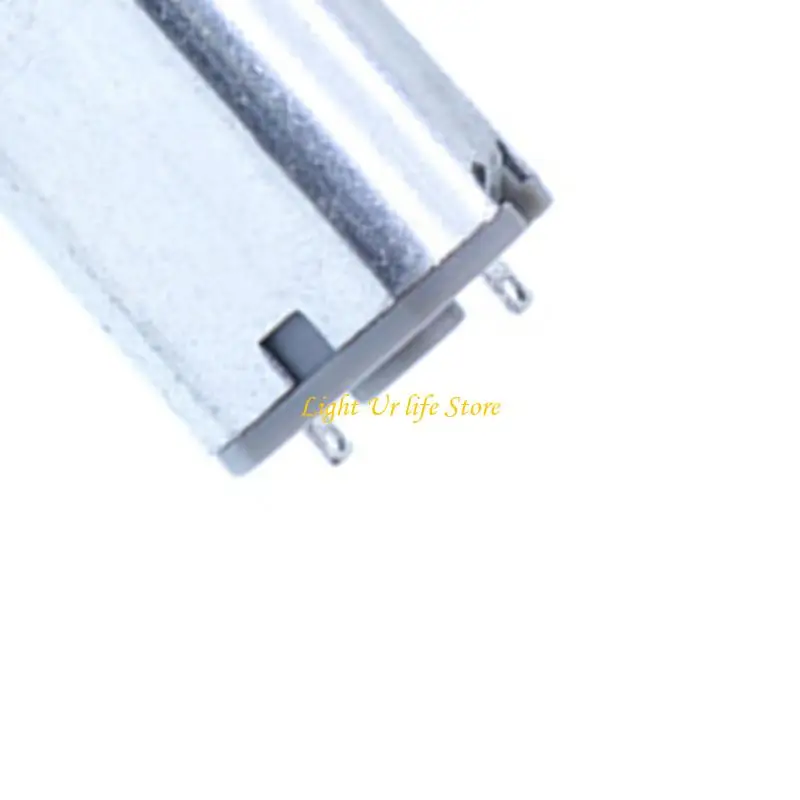 63HA Metal Reduction Assembly Motor, N20 12V 53 per Geared Mechanism with Perpendicular Output Spindle and Two Connection