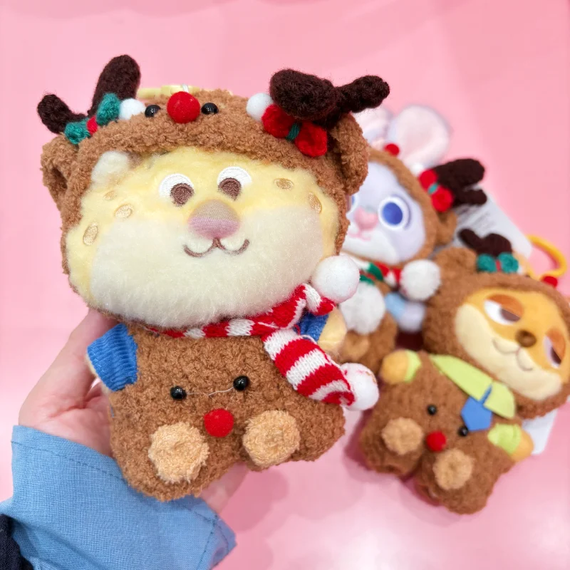 Zootopia-serie pluche desktop ornament Disney Judy Nick creativiteit kerstboom modellering pluche sleutelhanger kerstpaar cadeau