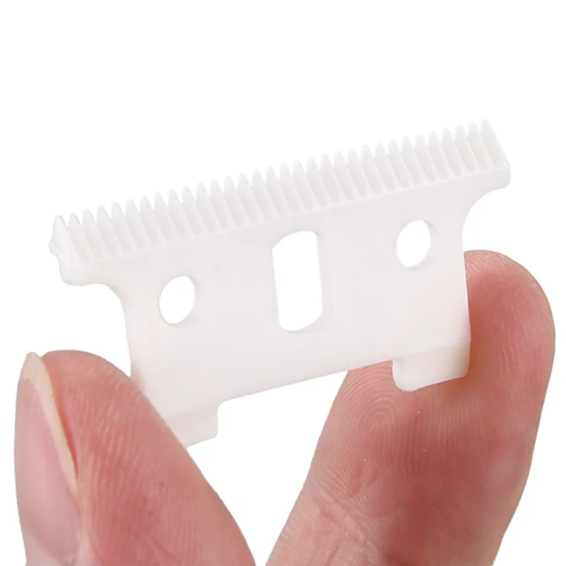 ABBK-3X Zilver Voor T Outliner Blade Voor Andis Voor T Outliner, Voor Andis Gtx Vervanging Blade, Wit T Blade + Zilver Stalen Blade