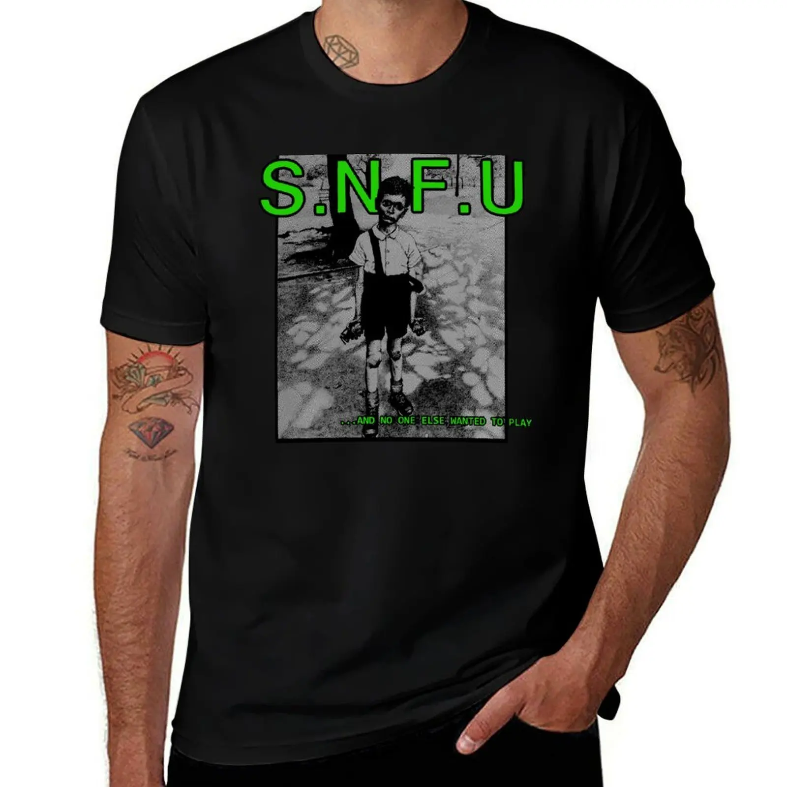 

SNFU - And No One Else Wanted To Play T-Shirt t shirt for man 100 percent cotton anime tshirt T-Shirt