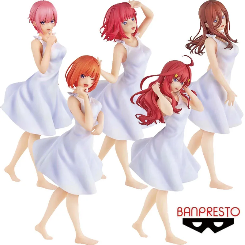 Bandai Original Ichiban KUJI The Quintessential Quintuplets Anime Figure Nakano Ichika Action Figure Toys For Kids Gifts Model