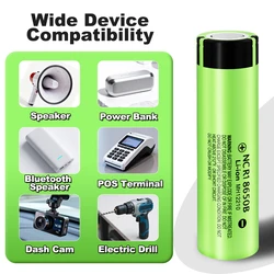 Hot New Original NCR18650B 3.7 v 3400mah 18650 Lithium Rechargeable Battery For Flashlight batteries