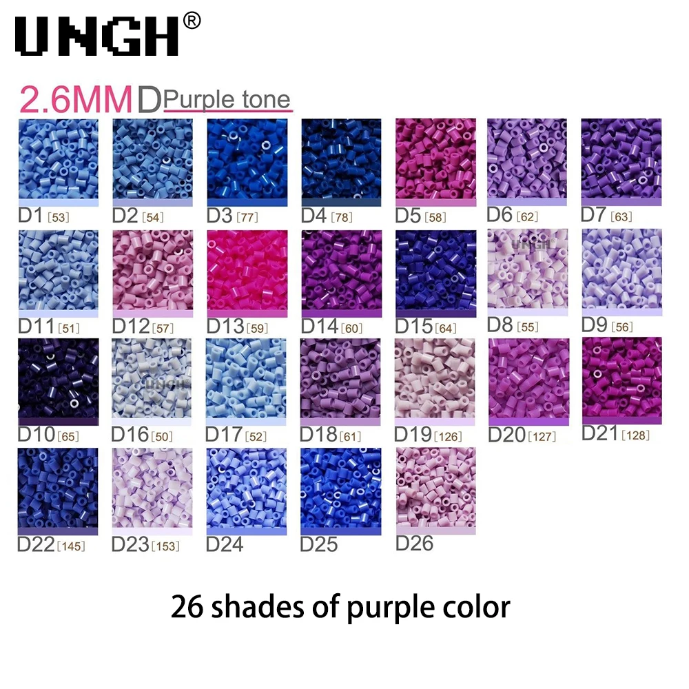 Perler Mard Bean Fusion Bean 2.6mm Pindou DIY materiaalpakket Feestdagen Cadeaus Bureaudecoratie Handwerk sleutelhanger