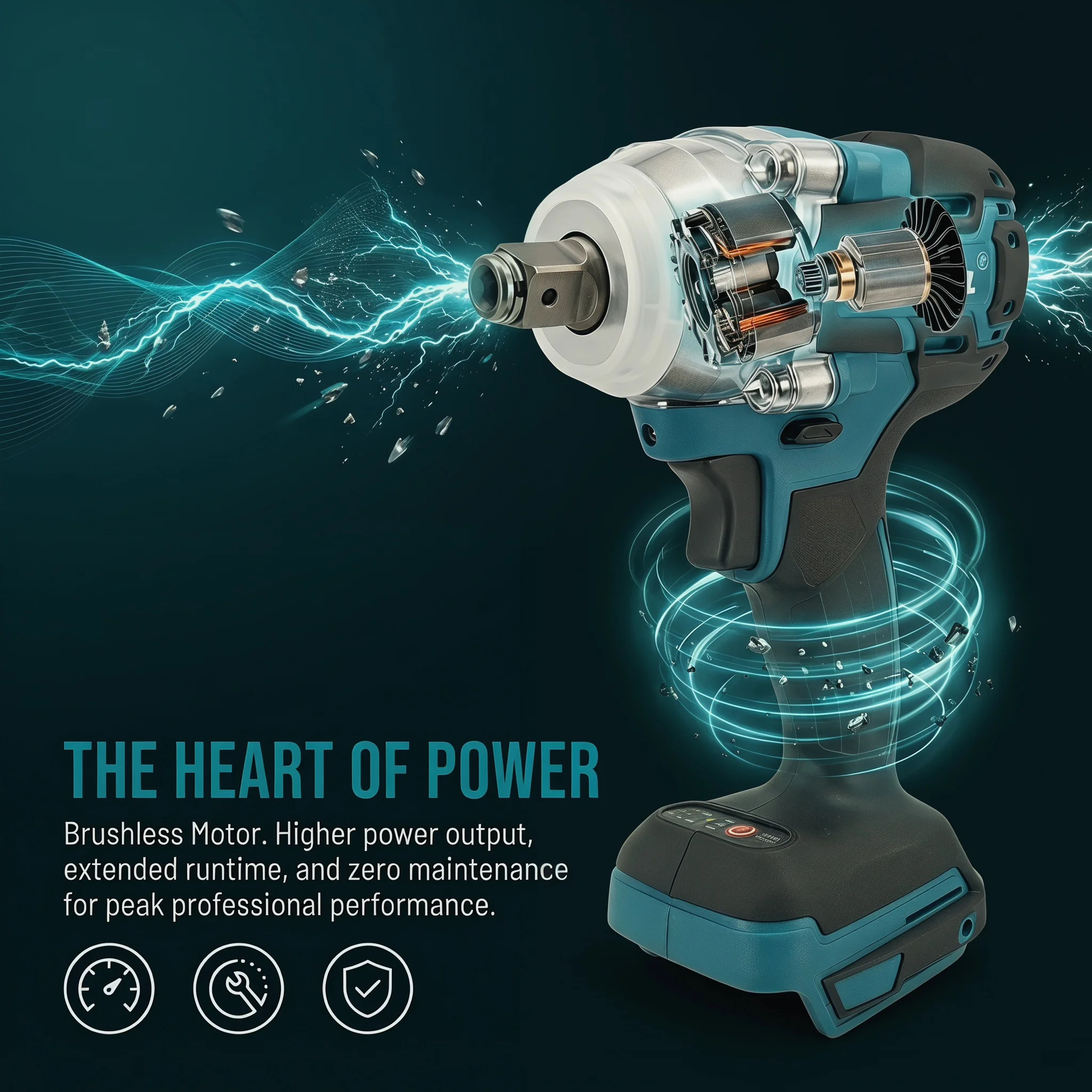 Makita DTW285 18V Brushless Impact Wrench 280Nm 3-Speed 1/2