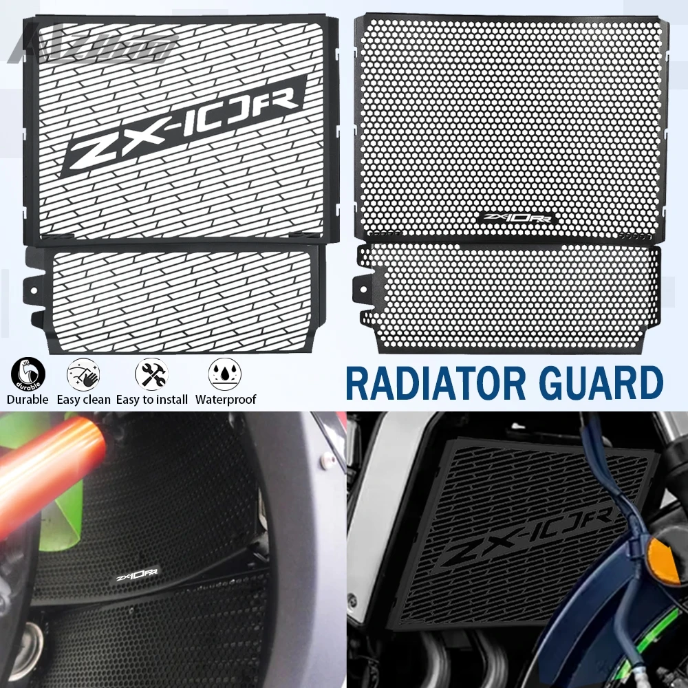 

Water Tank Network ZX10-RR Radiator Guard Grille Protector Cover For Kawasaki Ninja ZX10R ZX10RR ZX-10R ZX-10RR 2021-2026 2025